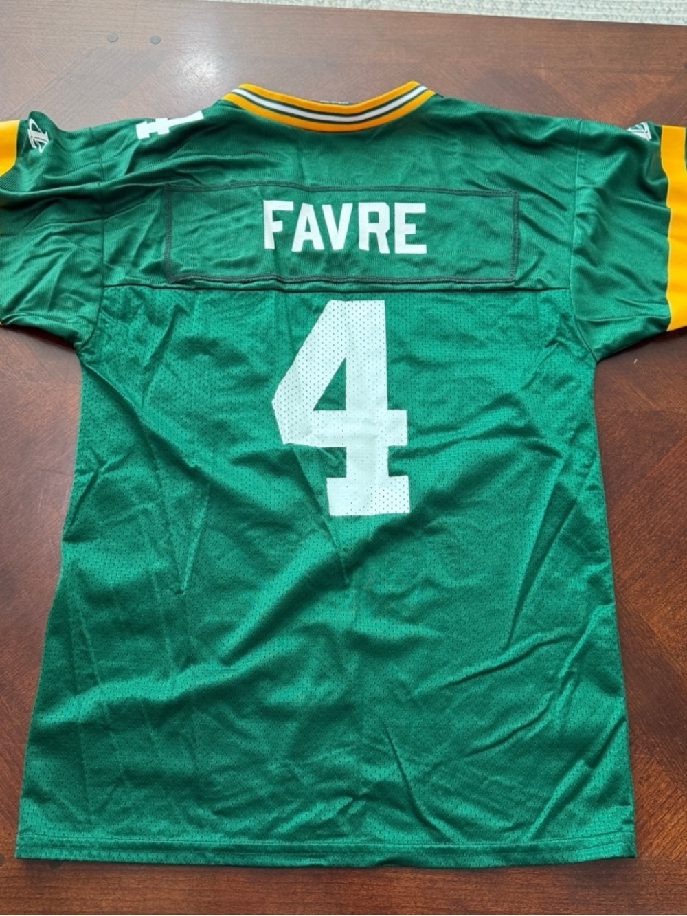 Logo Athletic Packers #4 Favre Football Jersey Sz M (10) Green Bay Packers - Picture 6 of 6